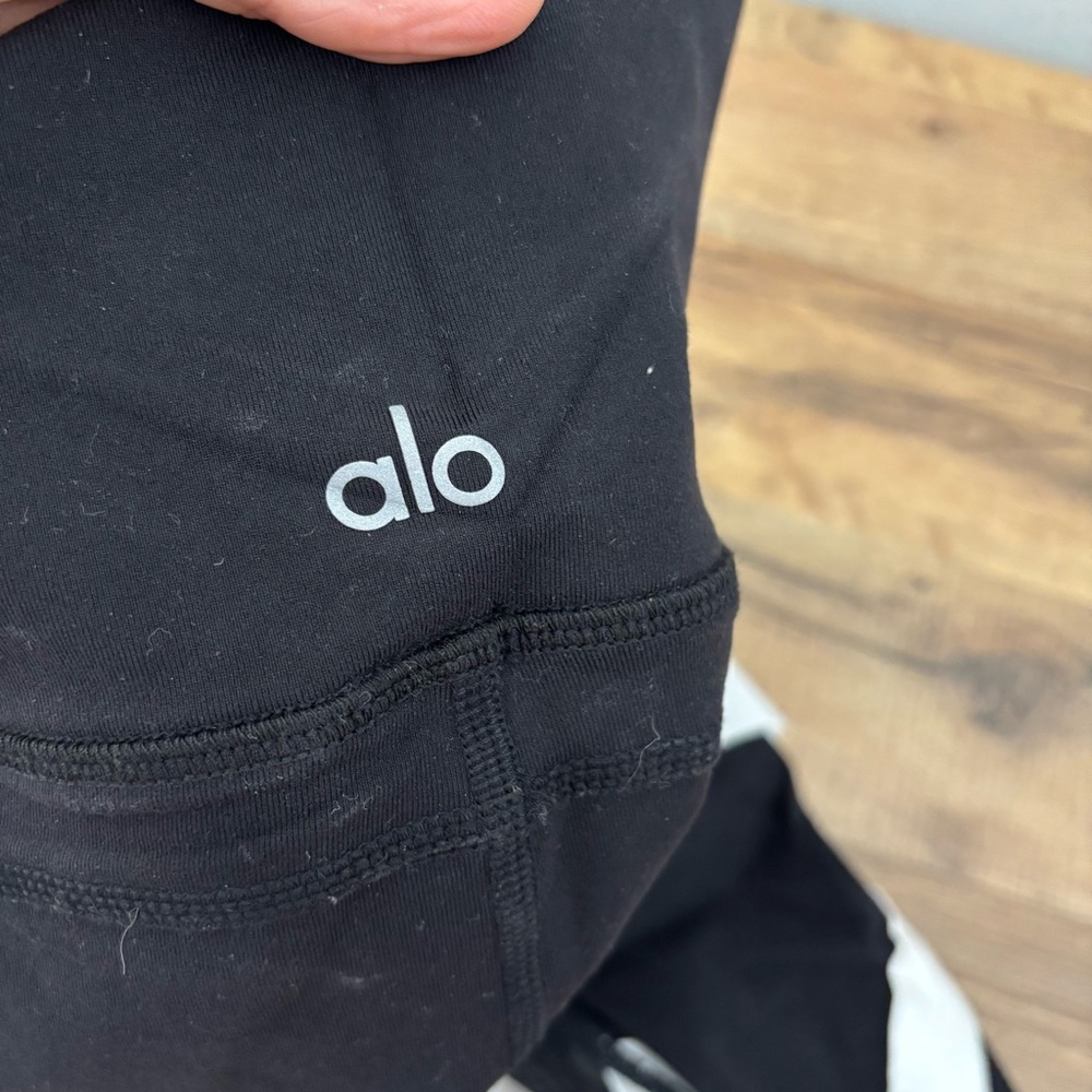Alo Hotshell Bandage Black White Leggings Women’s - Picture 6 of 8